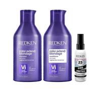 Redken PACK Color Extend Blondage Shampoo 300ml, Conditioner 300ml and One United 30ml