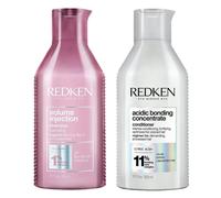 Redken Redken Volume Injection Shampoo 300ml & Acidic Bonding Concentrate Conditioner 300ml Duo Set