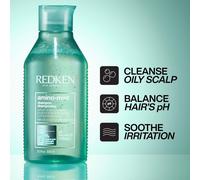REDKEN Scalp Relief Shampoo, Soothing Formula, Cleanses and Purifies Greasy Hai