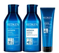Redken Trio: Extreme Shampoo 500ml Extreme Conditioner & Extreme Strength Builder Plus Mask