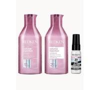 Redken Volume Injection Shampoo and Conditioner with One United Multi-Benefit Spray Bundle