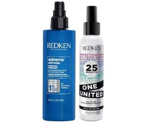 Redken Women's Duo: Extreme Anti-Snap & One United Hair Treatment Bundle in Clear | Size: 150ml Redken Clear 150ml