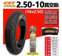 Redkid CST 2.50-10 2.75-10 3.00-10 Rubber Vacuum Tire Upgraded Thicken Vacuum Tire for Motorcycle Electric Bike Electric Scooter