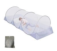 REDKNOT Foldable Mosquito Net 190 x 90 x 90 cm Pop-up Foldable Mosquito Net Quick and Portable Camping Tent Thickened Bed Tent with Zip for Bed, Bunk Beds, Travel, Outdoor Campin, Hotels
