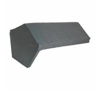 Redland Universal Angle Block End Ridge - 30 Slate Grey