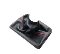 RedlineGoods Gear Gaiter (gaitor) Compatible with Toyota MR2 1990-92. Tailor Made - not Universal! Genuine top-Grade Italian Black Leather with Red Thread