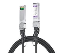 REDLUX 10G SFP+ DAC Cable 0,25-m/0.82, Direct Attach Copper Twinax Cable, Compatible with Cisco, Ubiquiti UniFi, Meraki, Mikrotik, Fortinet, Netgear, TP-Link, D-Link, Broadcom, Linksys etc.