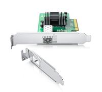 REDLUX - Network Card(NIC) with , Single SFP+ Port, Compare to Intel X520-DA1, PCIE 2.0 X8, Support Windows/Windows Server/Linux/Vmware Esxi