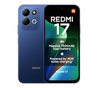 REDMI 17, Smartphone 4+128GB, Deep Blue, 7500mAh Battery, 45W charging | Durable Corning® Gorilla® Glass 7i, Immersive 6.9" display, Powerful MediaTek Helio G91-Ultra, 50MP AI dual camera system