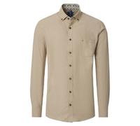 Redmond Men's Long Sleeve Shirt Comfort Fit Beige 252415111 200