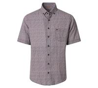 Redmond Men'S Short Sleeve Casual Shirt Minimal 261150999 500 Regular Fit Red
