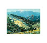 Redmond Valley Splendor Landscape Painting Large Framed Art Print Poster Wall Decor 18x24 in
