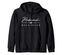 Redmond Washington (WA) Zip Hoodie
