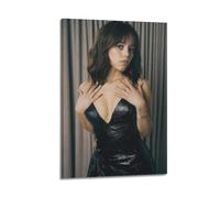 RedMush Actress Jenna Ortega Poster (27) Canvas Poster Wall Art Decor Print Picture Paintings for Living Room Bedroom Decoration Frame-style 12x18inch(30x45cm)