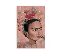 RedMush Frida Kahlo Poster (1) Canvas Poster Wall Art Decor Print Picture Paintings for Living Room Bedroom Decoration Unframe-style 20x30inch(50x75cm)