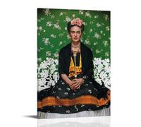 RedMush Frida Kahlo Poster (19) Canvas Poster Bedroom Decor Sports Landscape Office Room Decor Gift Frame-style 16x24inch(40x60cm)