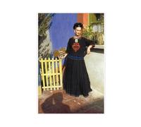 RedMush Frida Kahlo Poster (31) Canvas Poster Bedroom Decor Sports Landscape Office Room Decor Gift Unframe-style 12x18inch(30x45cm)