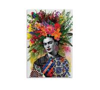 RedMush Frida Kahlo Poster (7) Canvas Poster Bedroom Decor Sports Landscape Office Room Decor Gift Unframe-style 12x18inch(30x45cm)