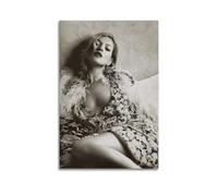 RedMush Model Kate Moss Poster (21) Canvas Poster Wall Art Decor Print Picture Paintings for Living Room Bedroom Decoration Unframe-style 24x36inch(60x90cm)