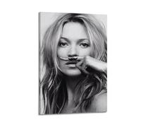 RedMush Model Kate Moss Poster (5) Canvas Poster Wall Art Decor Print Picture Paintings for Living Room Bedroom Decoration Frame-style 12x18inch(30x45cm)