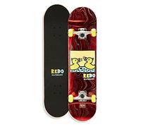 ReDo Skateboard 31" x 7.675" Eye Candy Pop Barking Ducks Complete Skateboard for Boys Girls Kids Teens. COMPLETE ASSEMBLED: Don’t worry about putting all the parts together, we’ve done that for you