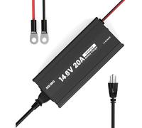 Redodo LiFePO4 Battery Charger for 12V Lithium Batteries, BMS Activation & 7 Protections, Smart 3-Stage Fast Charging with Anderson Connector, Ideal for RV/Boat/Marine Deep Cycle Batteries (14.6V20A)