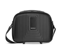 REDOLZ Essentials 14 Regular Items, Black Metallic, Beauty Case (34 cm), Beauty case with clip-on function
