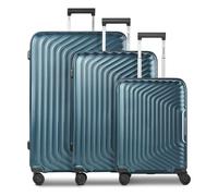 Redolz Essentials 01 4 wheels Suitcase set 3-piece Expandable blue