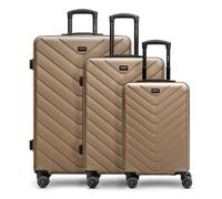 Redolz Essentials 07 3-SET 4 wheels Suitcase set 3-piece beige