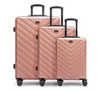 Redolz Essentials 07 3-SET 4 wheels Suitcase set 3-piece orange