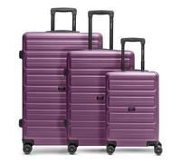 Redolz Essentials 08 3-SET 4 wheels Suitcase set 3-piece purple