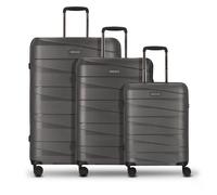 Redolz Essentials 10 3-SET 4 wheels Suitcase set 3-piece gray