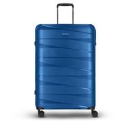 REDOLZ Essentials 10 + BC, blue-metallic, Koffer L (76 cm), Hard shell trolley with swivel castors