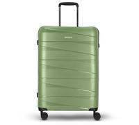 REDOLZ Essentials 10 + BC, Green-metallic, Koffer M (67 cm), Hard shell trolley with swivel castors