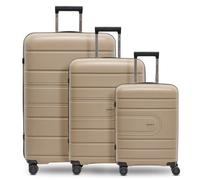 Redolz Essentials 11 3-SET 4 wheels Suitcase set 3-piece beige