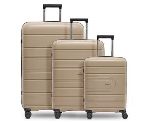 Redolz Essentials 11 3-SET 4 wheels Suitcase set 3-piece beige