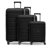 REDOLZ Essentials 11 + BC, black, Kofferset (3-teilig), Hard shell trolley with swivel castors