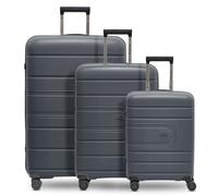 Redolz Essentials 11 3-SET 4 wheels Suitcase set 3-piece gray