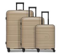 Redolz Essentials 11 4 wheels Suitcase set 3-piece Expandable beige