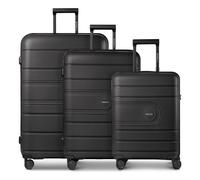 Redolz Essentials 11 4 wheels Suitcase set 3-piece Expandable black