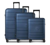 Redolz Essentials 11 4 wheels Suitcase set 3-piece Expandable blue