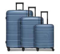 Redolz Essentials 11 4 wheels Suitcase set 3-piece Expandable blue