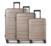 Redolz Essentials 11 4 wheels Suitcase set 3-piece Expandable gray
