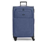Redolz Essentials 12 LARGE 4 wheels Trolley 79 cm with expansion pleat blue
