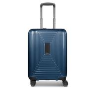 REDOLZ Essentials 14, Dark Blue Metallic, Kabinen Trolley (55 cm), Hard shell trolley with swivel castors
