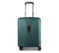 REDOLZ Essentials 14, Pearl-green metallic, Kabinen Trolley+ (55 cm) erweiterbar, Hard shell trolley with swivel castors