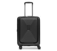 REDOLZ Essentials 14, Black Metallic, Kabinen Trolley+ Laptopfach (55 cm) erweiterbar, Suitcase