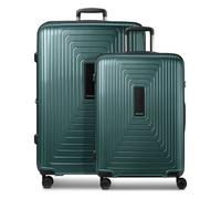 Redolz Essentials 14 4 wheels Suitcase set 2-piece Expandable green
