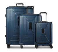 Redolz Essentials 14 4 wheels Suitcase set 3-piece Expandable blue
