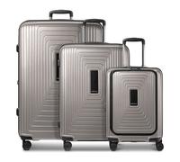 Redolz Essentials 14 4 wheels Suitcase set 3-piece Expandable gray